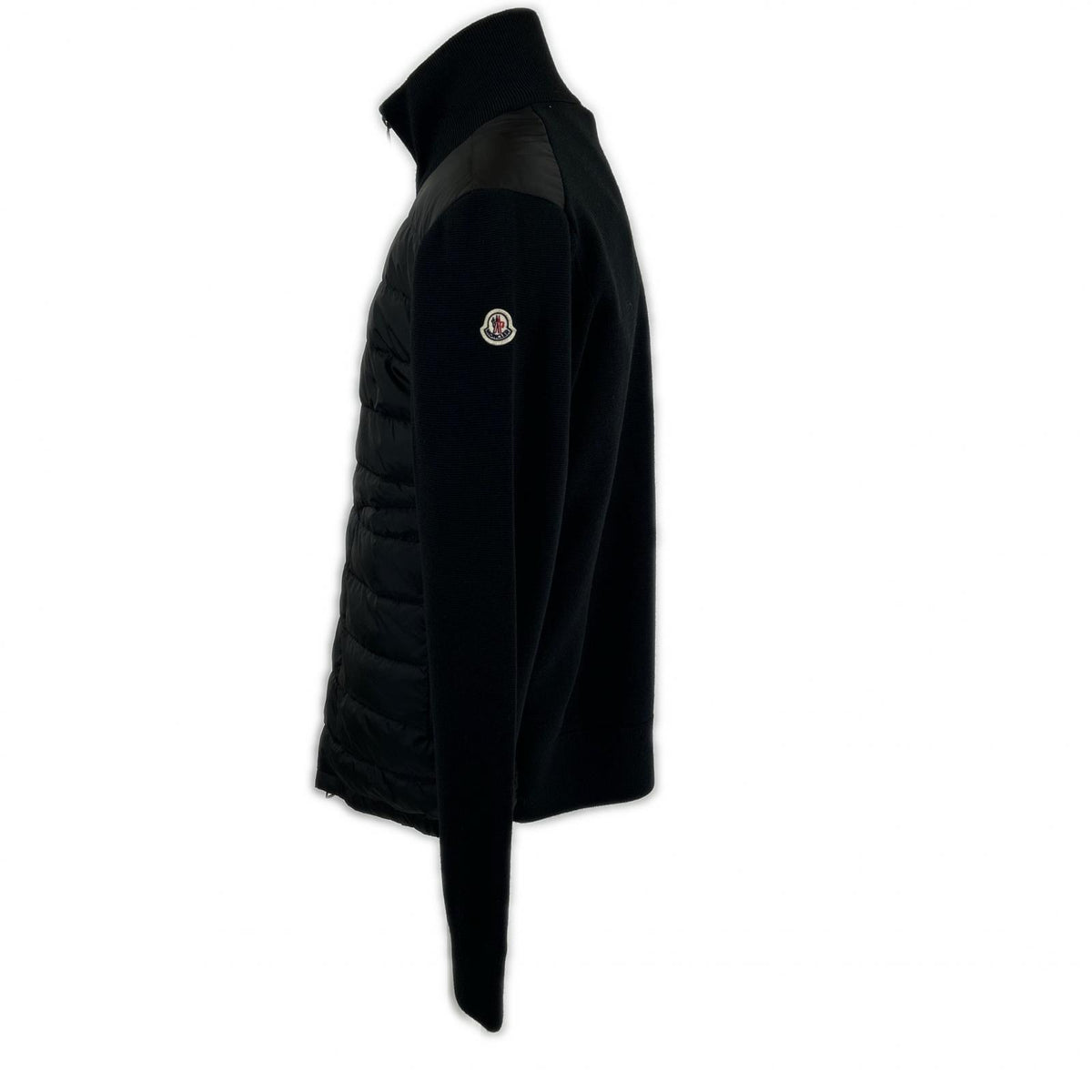 MONCLER 2025 CARDIGAN TRICOT Knit/Nylon Jacket Black Size L