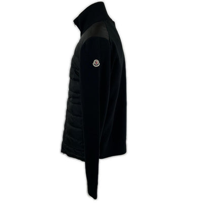 MONCLER 2025 CARDIGAN TRICOT Knit/Nylon Jacket Black Size L