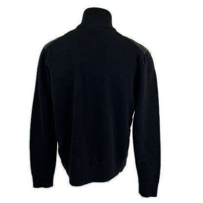 MONCLER 2025 CARDIGAN TRICOT Knit/Nylon Jacket Black Size L