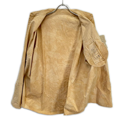 POMPEII Beige Long Sleeve Flannel Shirt Size S