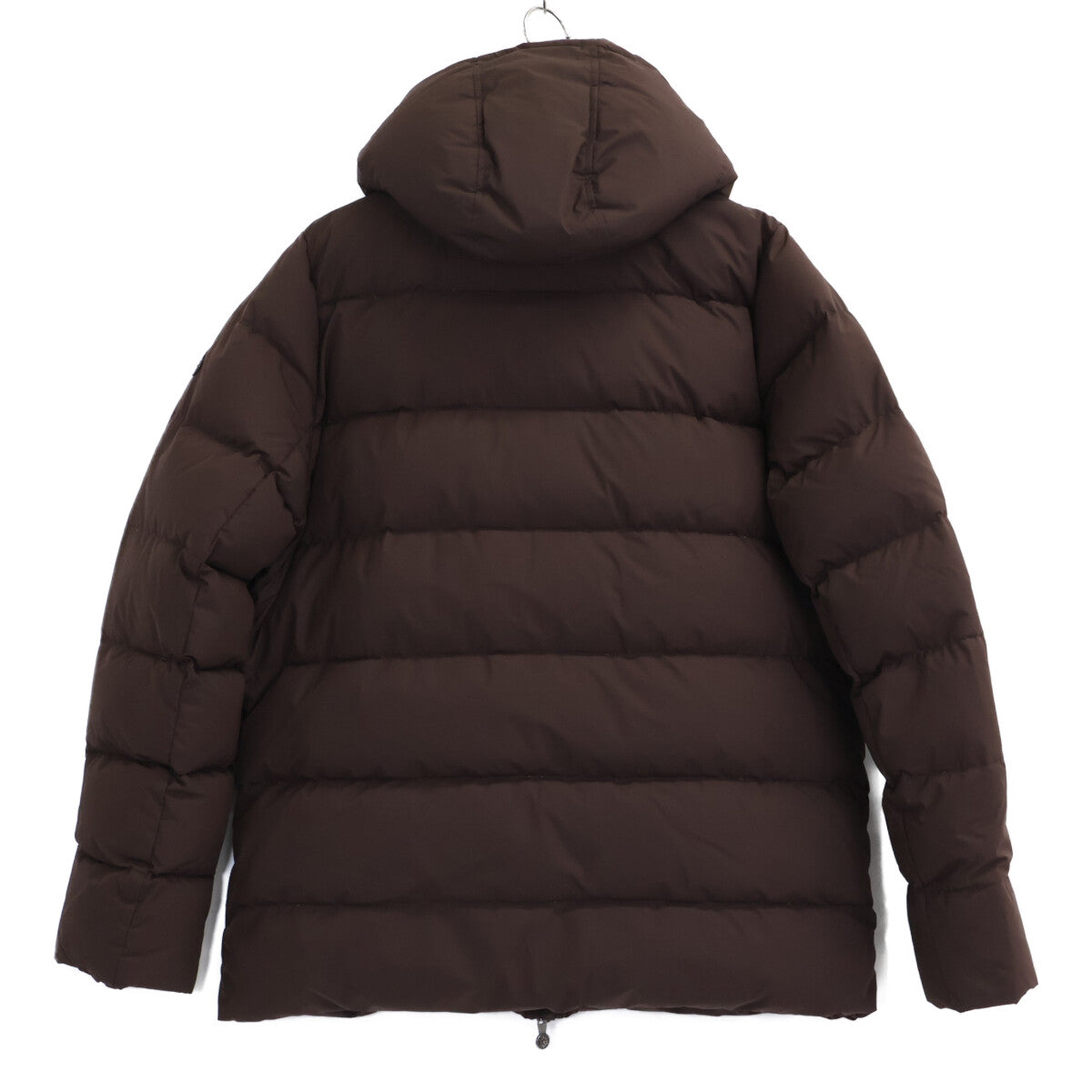 PYRENEX SPOUTNIC Hooded Down Jacket Seal Brown Size L