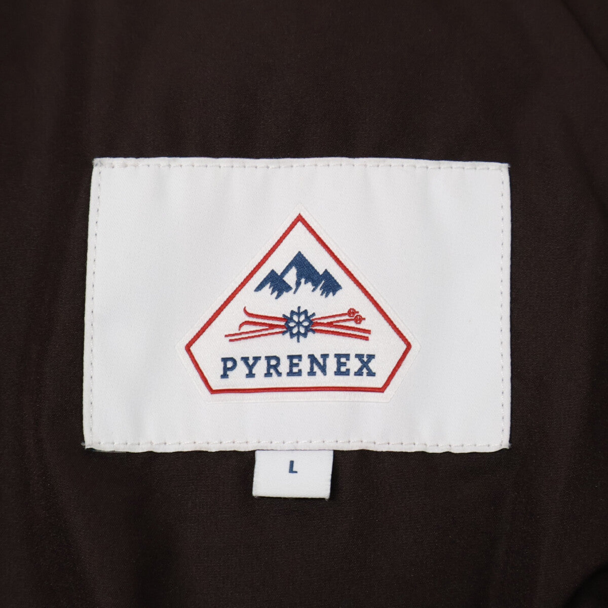 PYRENEX SPOUTNIC Hooded Down Jacket Seal Brown Size L