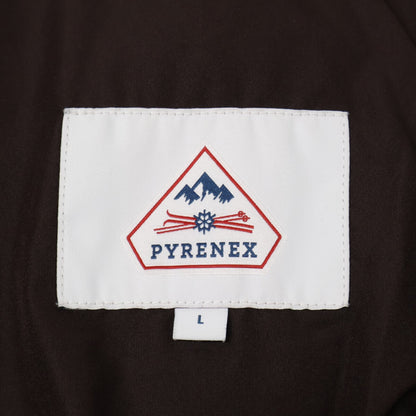 PYRENEX SPOUTNIC Hooded Down Jacket Seal Brown Size L