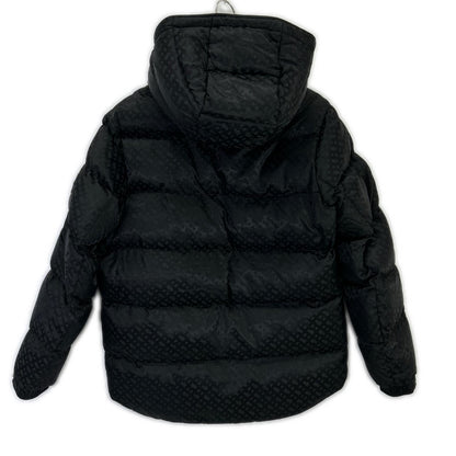 HUGOBOSS Black Monogram Padded Nylon Jacket Size 46