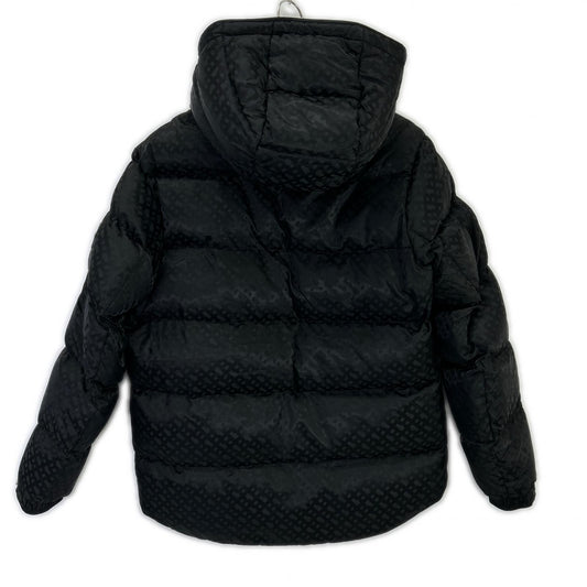HUGOBOSS Black Monogram Padded Nylon Jacket Size 46