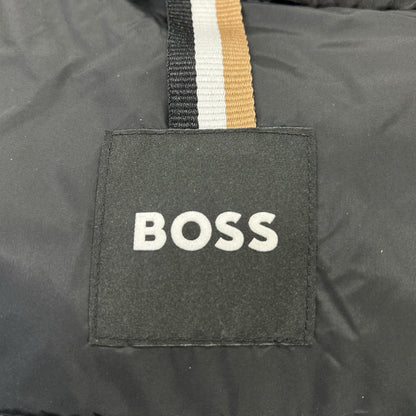 HUGOBOSS Black Monogram Padded Nylon Jacket Size 46
