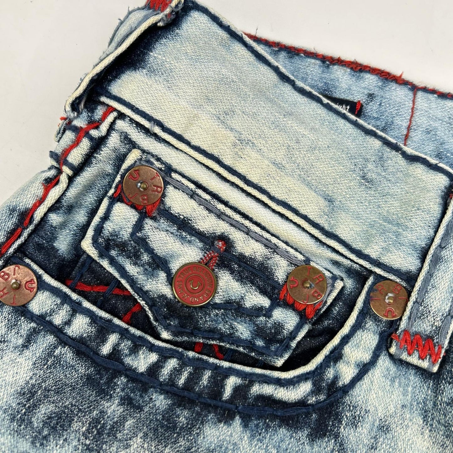 TRUE RELIGION White Ricky Denim Jeans Size 29