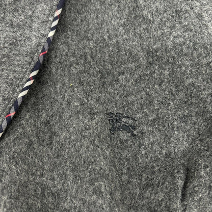 Burberry LONDON Gray Wool Cashmere Blend Gown Coat Size M