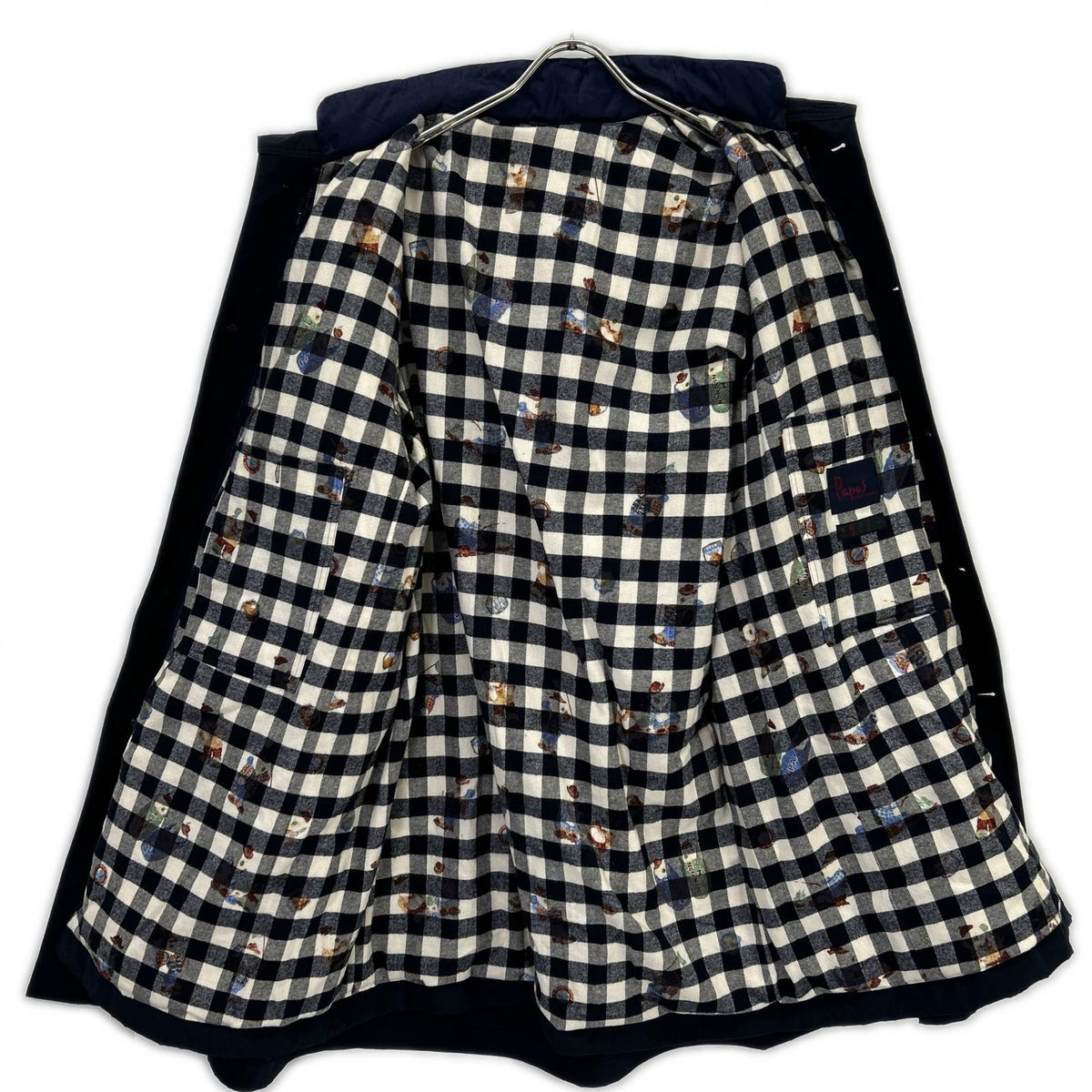 Papas Navy Down-Liner Polyester Jacket Size 48