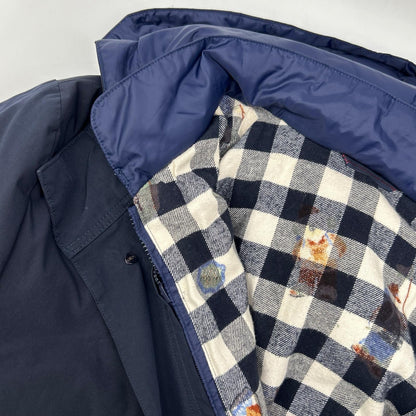 Papas Navy Down-Liner Polyester Jacket Size 48