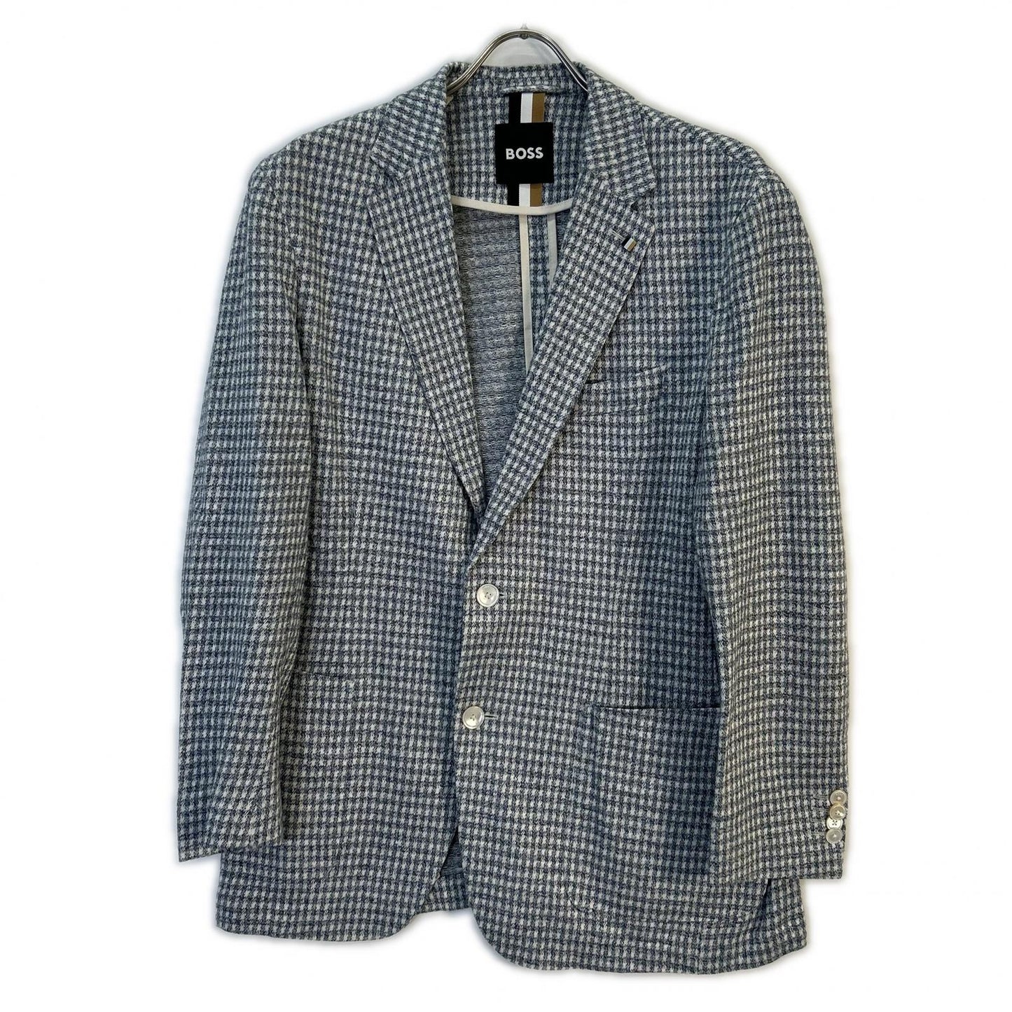 HUGOBOSS Blue Jersey Jacket Size 50