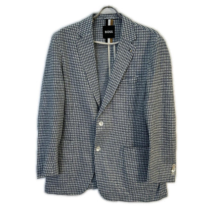 HUGOBOSS Blue Jersey Jacket Size 50