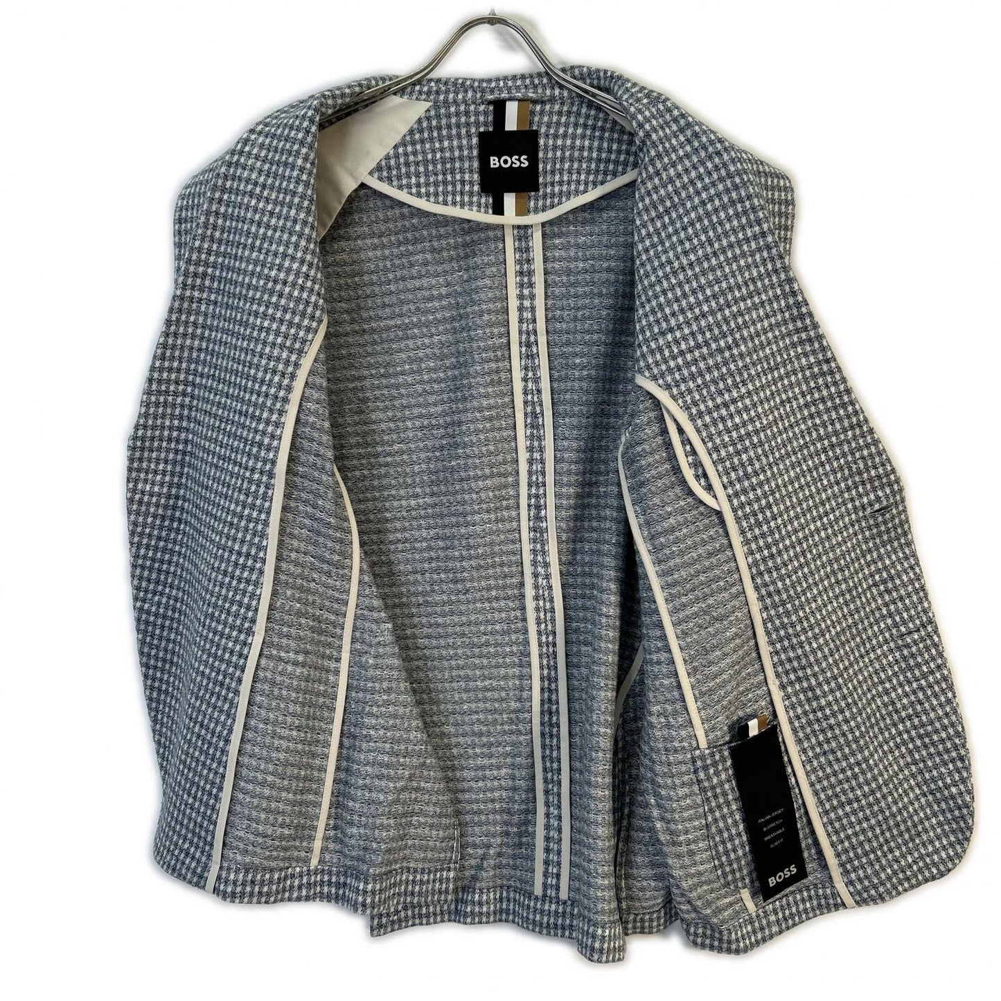 HUGOBOSS Blue Jersey Jacket Size 50