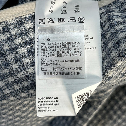 HUGOBOSS Blue Jersey Jacket Size 50