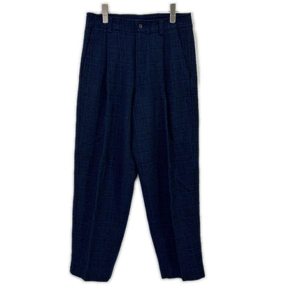 ISSEY MIYAKE MEN 80s Blue Wool Pants Size L