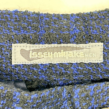 ISSEY MIYAKE MEN 80s Blue Wool Pants Size L