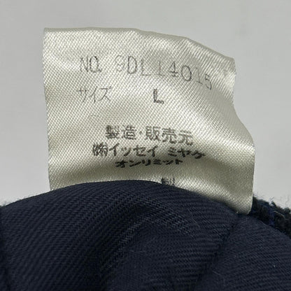 ISSEY MIYAKE MEN 80s Blue Wool Pants Size L