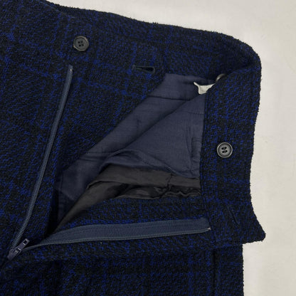 ISSEY MIYAKE MEN 80s Blue Wool Pants Size L