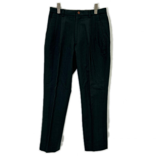 ISSEY MIYAKE MEN 80s Green Wool Pants Size M