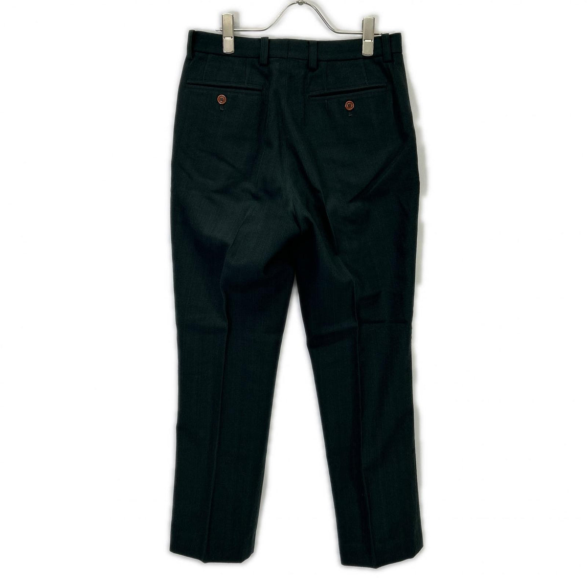 ISSEY MIYAKE MEN 80s Green Wool Pants Size M