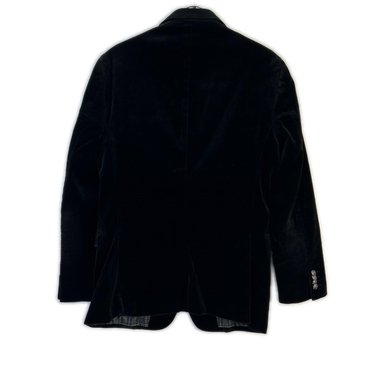 Burberry Black Label '11 Black Velour Jacket Size L