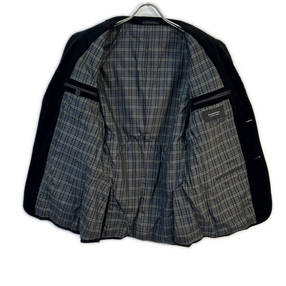 Burberry Black Label '11 Black Velour Jacket Size L