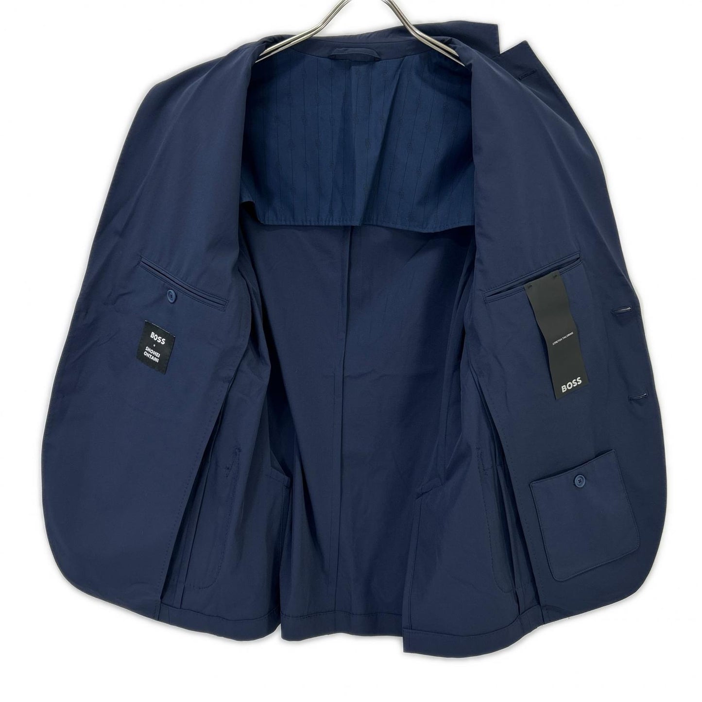 BOSS ×SHOHEI OHTANI Navy Nylon Suit Size 46