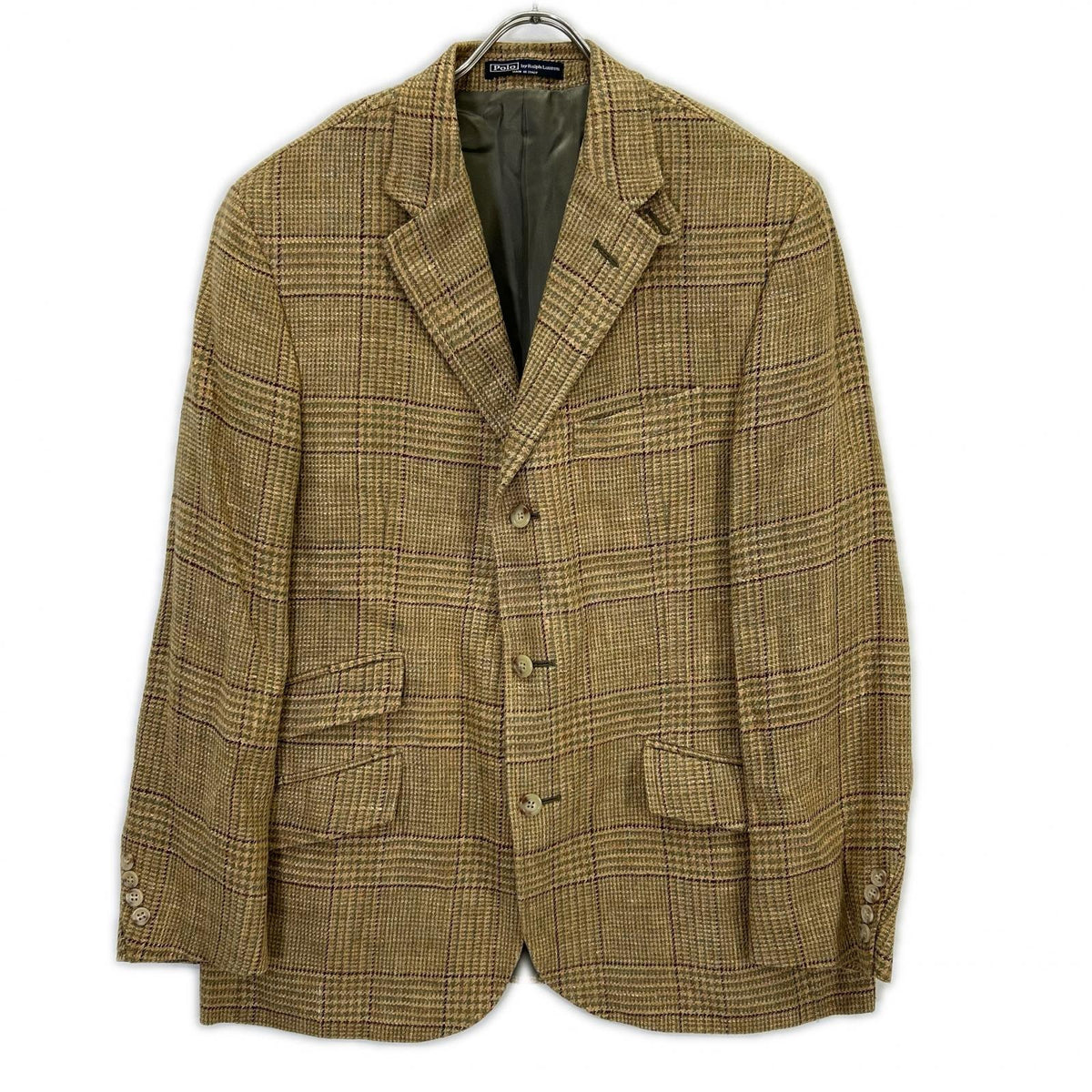 POLO RALPH LAUREN Brown Wool 4PKT Jacket Size 42