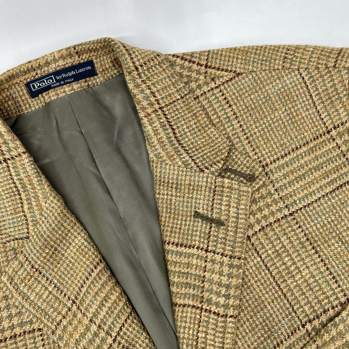 POLO RALPH LAUREN Brown Wool 4PKT Jacket Size 42
