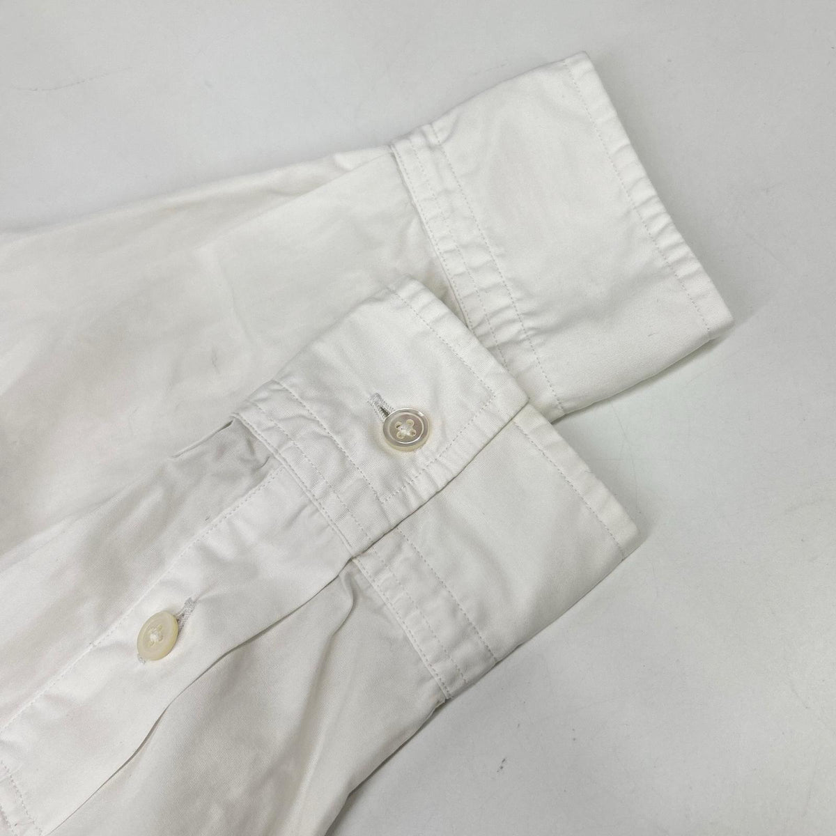 Porter Classic White ALUMO 2PKT Cotton Shirt Size S