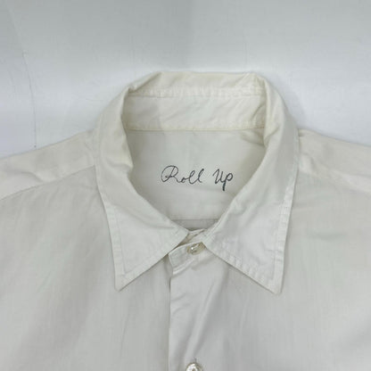 Porter Classic White ALUMO 2PKT Cotton Shirt Size S