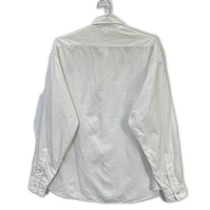 Porter Classic White ALUMO 2PKT Cotton Shirt Size S