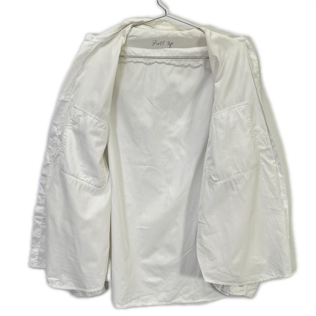 Porter Classic White ALUMO 2PKT Cotton Shirt Size S
