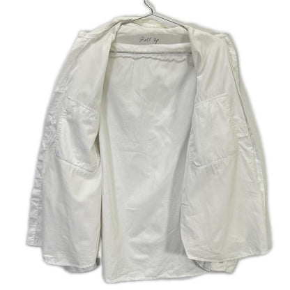 Porter Classic White ALUMO 2PKT Cotton Shirt Size S