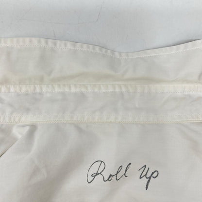 Porter Classic White ALUMO 2PKT Cotton Shirt Size S