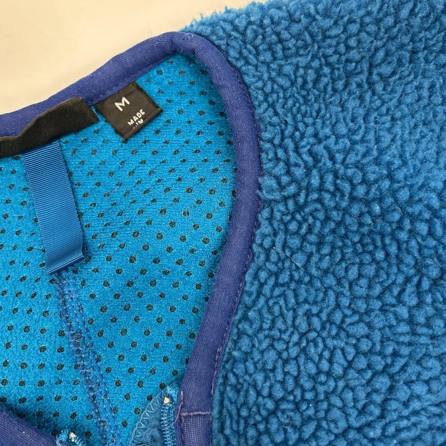 Patagonia 90s Blue Synchilla Kayak Pullover Size M
