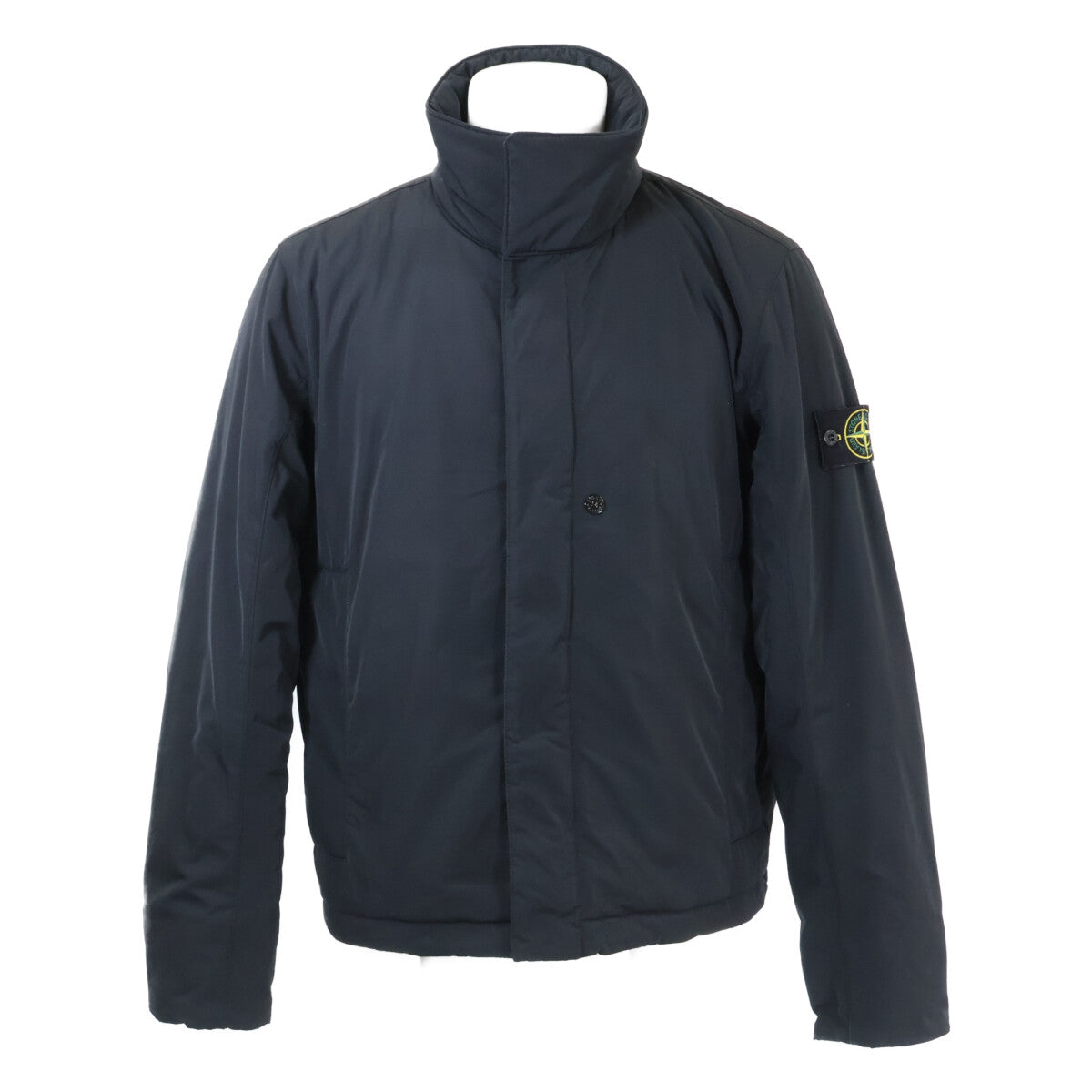 STONE ISLAND Primaloft Micro Twill Zip Jacket Black Size M