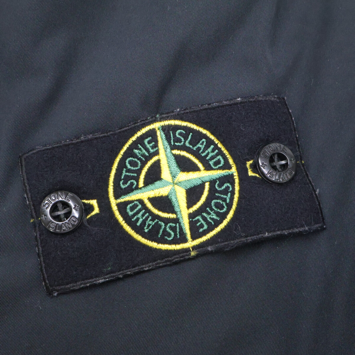 STONE ISLAND Primaloft Micro Twill Zip Jacket Black Size M