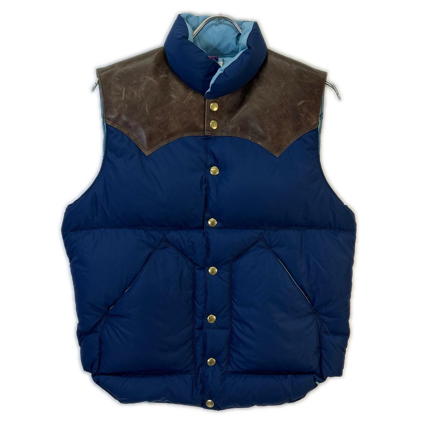 Rocky Mountain Featherbed x Warehouse Blue Down Vest Size 38