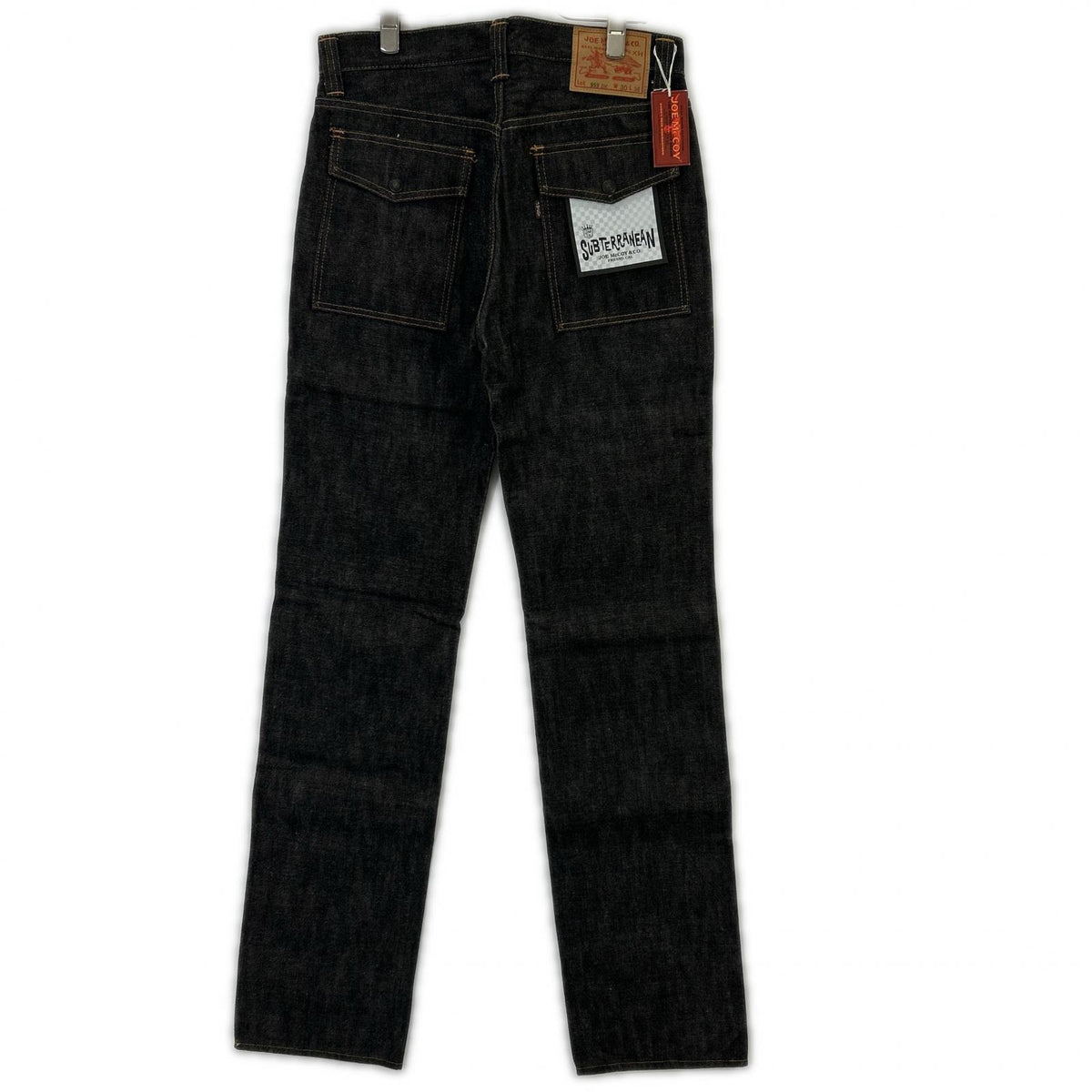 JOE MCCOY 959BK Black Denim Bush Pants Size W30
