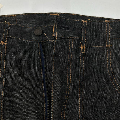 JOE MCCOY 959BK Black Denim Bush Pants Size W30