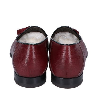Franco Lione Tassel Leather Loafers Size EU 40