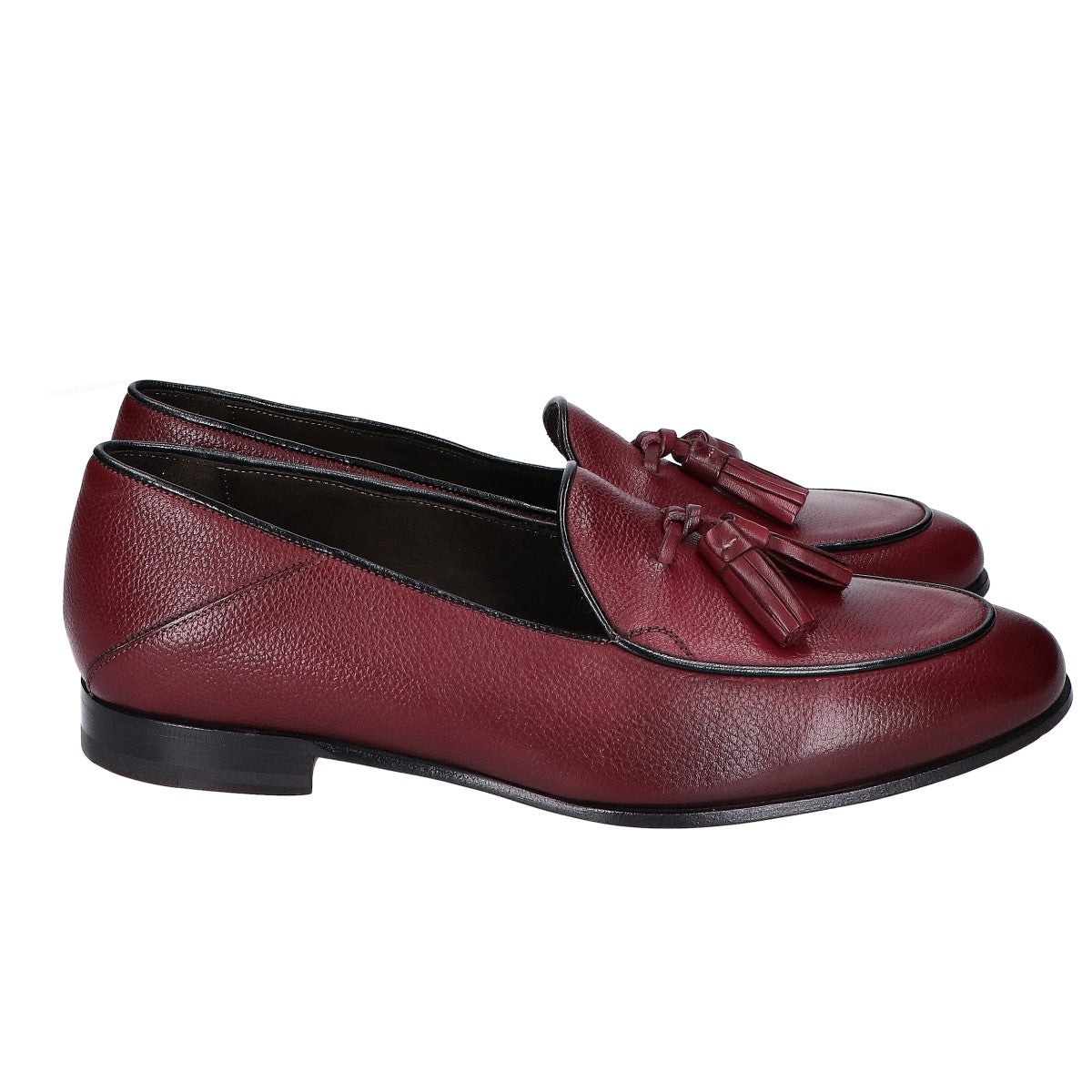 Franco Lione Tassel Leather Loafers Size EU 40