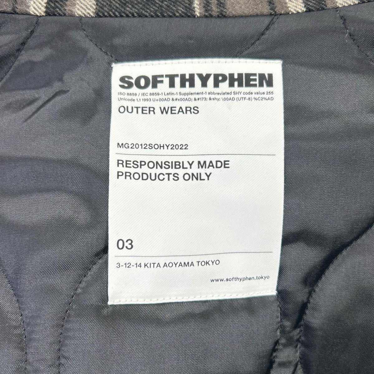 SOFTHYPHEN MGMFJ243111-931 Black Insulated Jacket Size 03