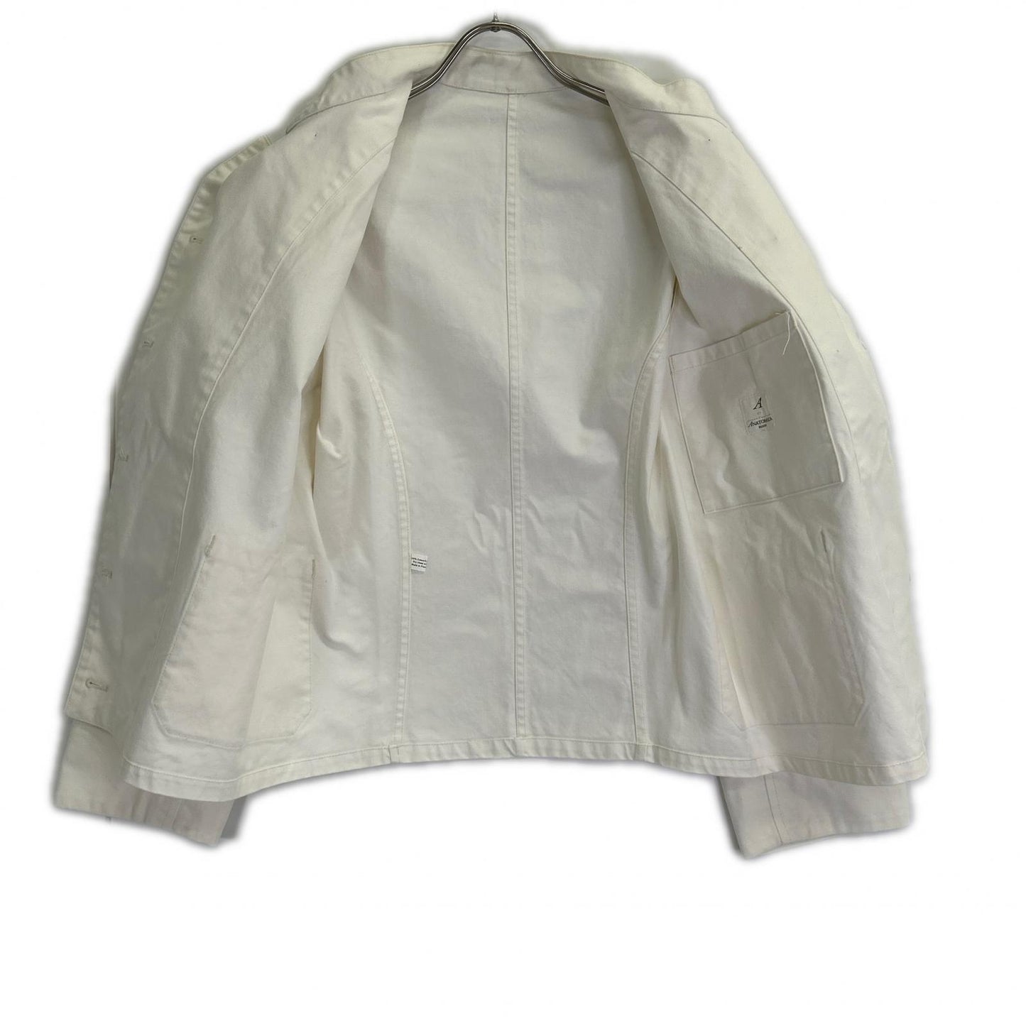 ANATOMICA White French AEROMECANO Cotton Jacket Size S