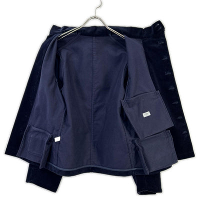 ANATOMICA Black French Heavy Corduroy 1839 Jacket Size S