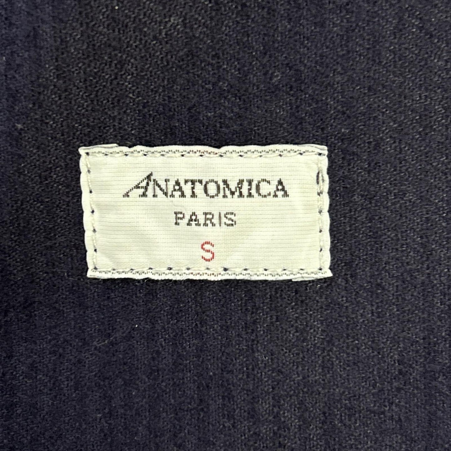 ANATOMICA Black French Heavy Corduroy 1839 Jacket Size S