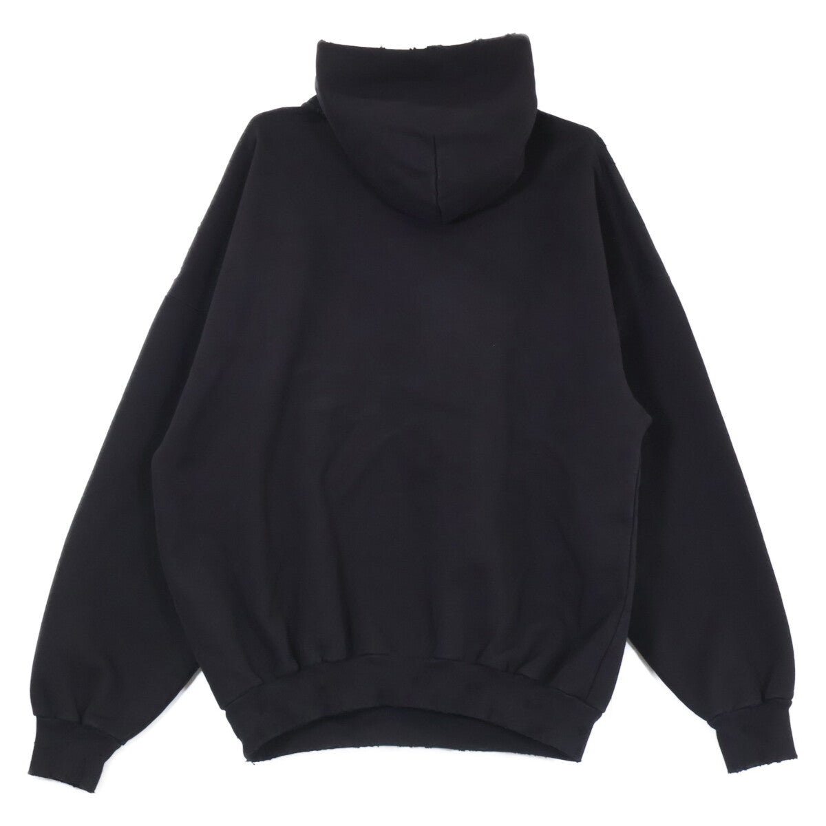 BALENCIAGA 2023 Valentine CD Cotton Hoodie Black Size L