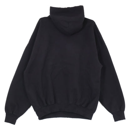 BALENCIAGA 2023 Valentine CD Cotton Hoodie Black Size L
