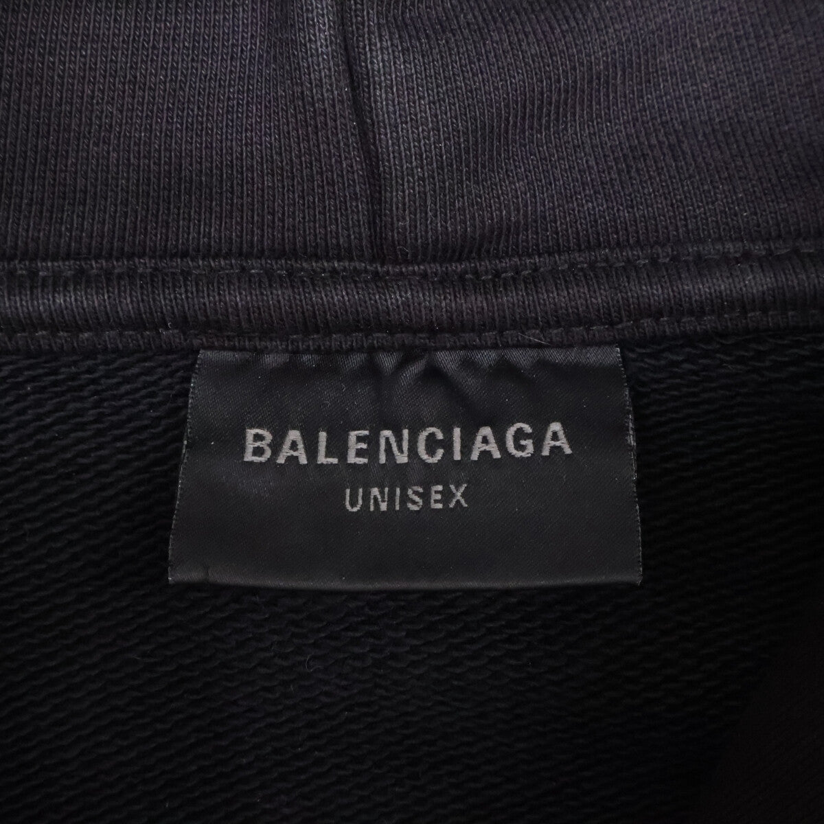 BALENCIAGA 2023 Valentine CD Cotton Hoodie Black Size L